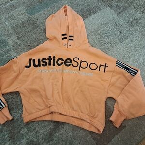 Justice Sport Peach Hoodie